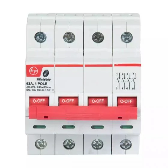 TRIPPER ISOLATORS FOUR POLE [40AMP]