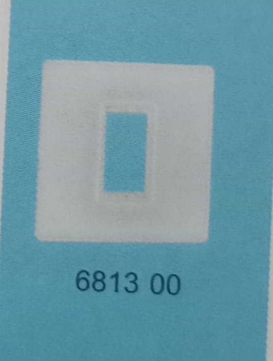 ALLZY COVER PLATE WITH FRAME 4 MODULE- WHITE