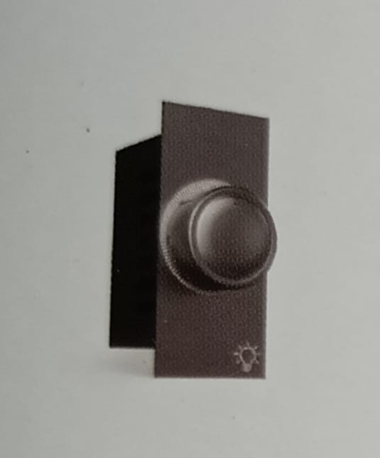 DIMMER 400W BLACK 1 MODULE