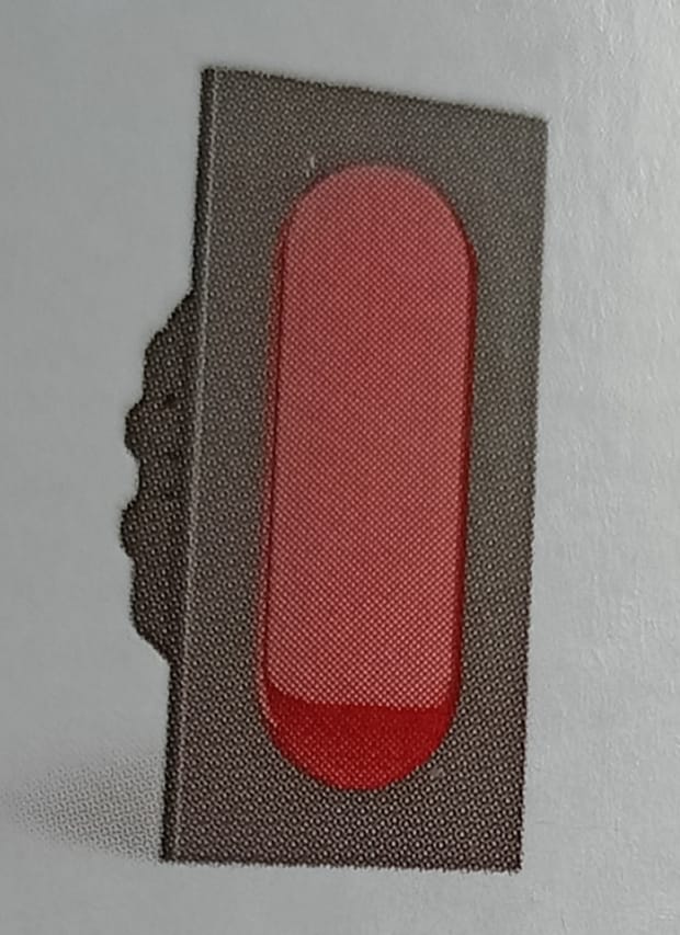 6A INDICATOR BLACK 1 MODULE