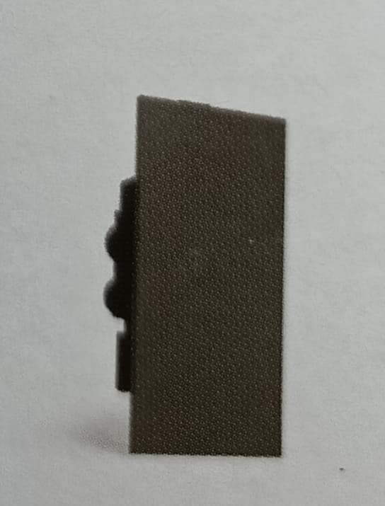 BLANKING PLATE BLACK 1 MODULE