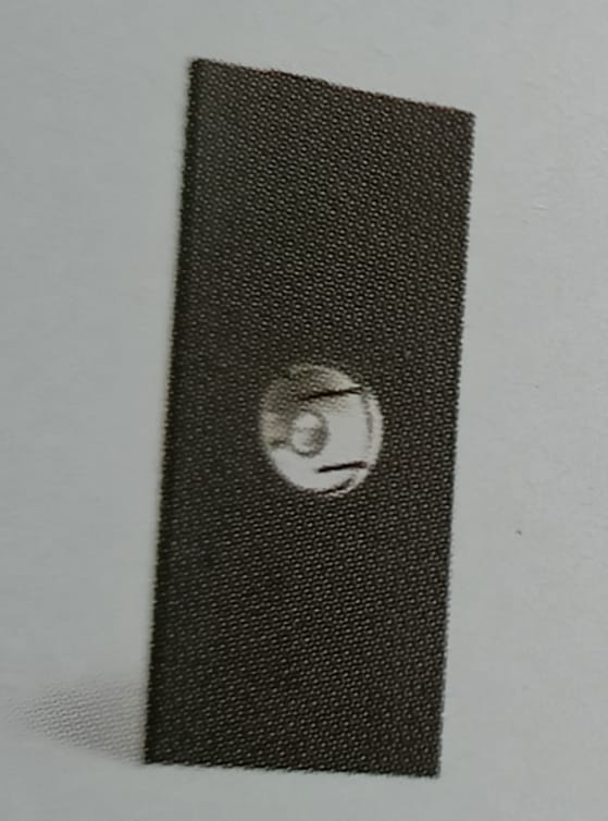 TV SOCKET SINGLE OUTLET BLACK 1 MODULE