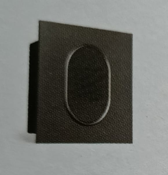 VINAY BUZZER 220/250V BLACK 2 MODULE