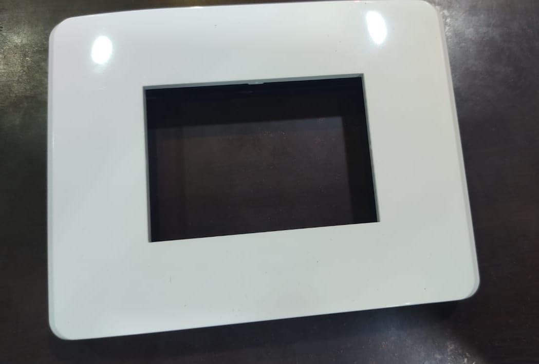 VINAY MOON WHITE 2 MODULE COVER PLATE