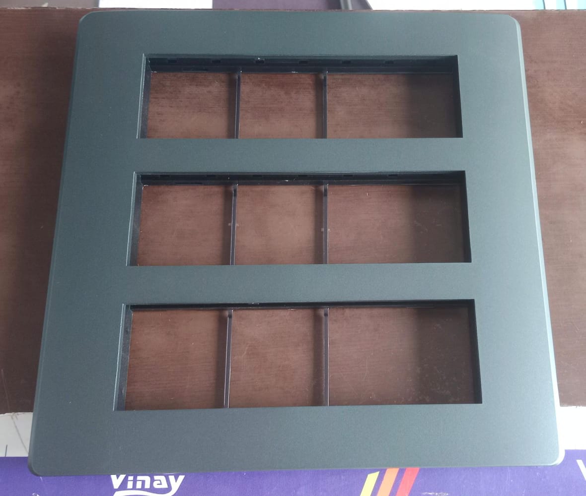 VINAY ARCTIC BLUE 21 MODULE COVER PLATE