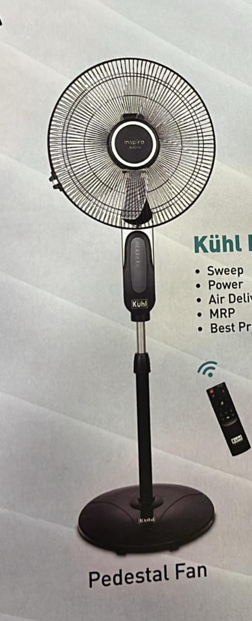 P1 KUHL INSPIRA PEDESTAL FAN 28 WATT