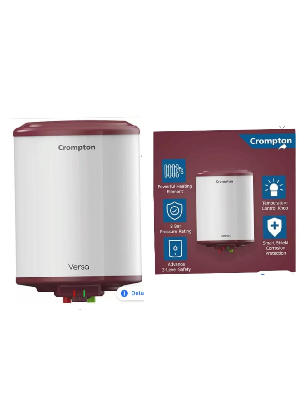 CROMPTON WATER GEYSER VERSA 10 LITRE