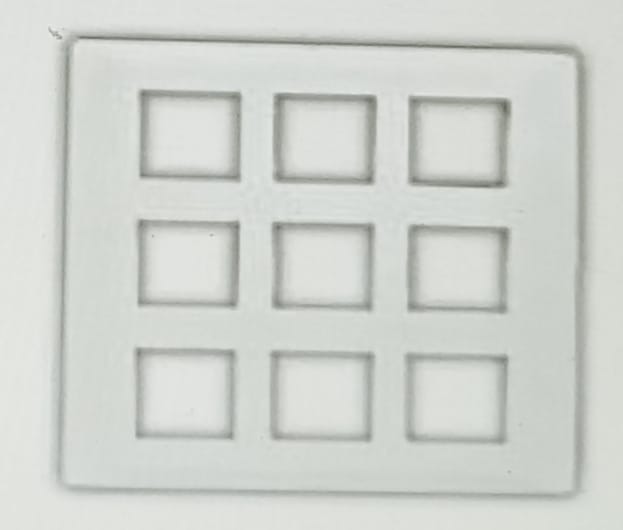 L&T entice 8M Grid Frame + 8M Cover Plate small size (Pack of 5)