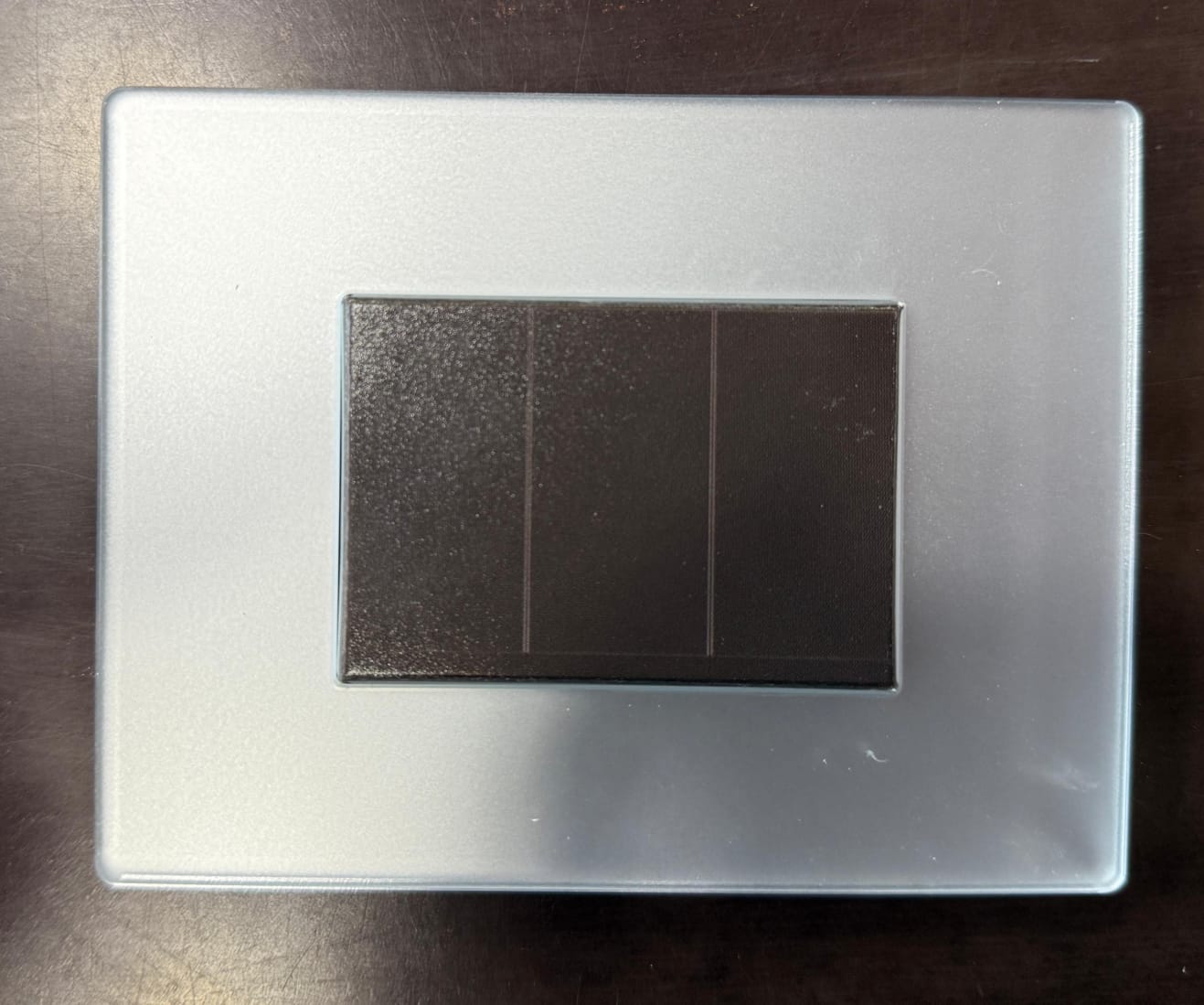 LEO FROST SILVER COVER PLATE 3 MODULE