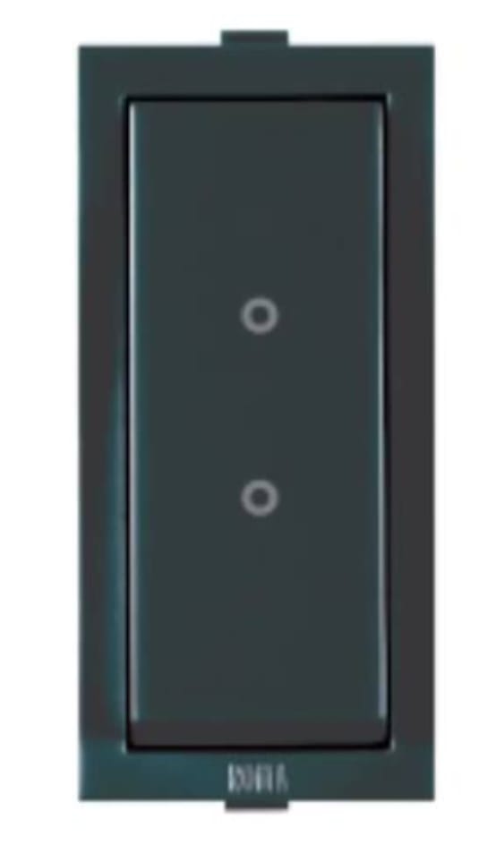 ANCHOR ROMA URBAN BLACK/ SILVER  16A 1WAY SWITCH 1M