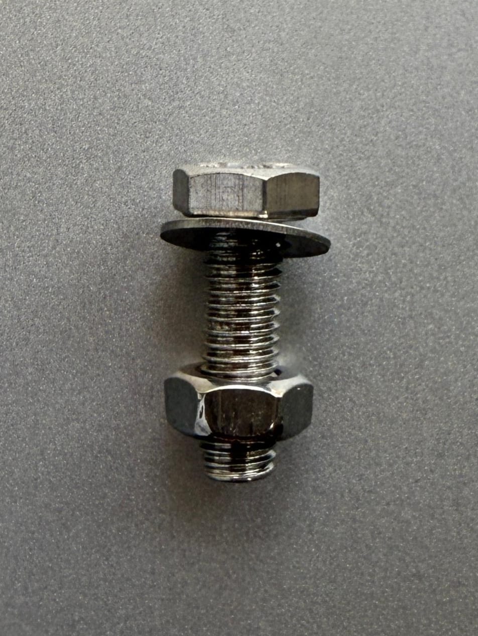 S S NUT BOLT 25MM